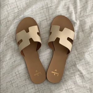 Lulus slip on sandals